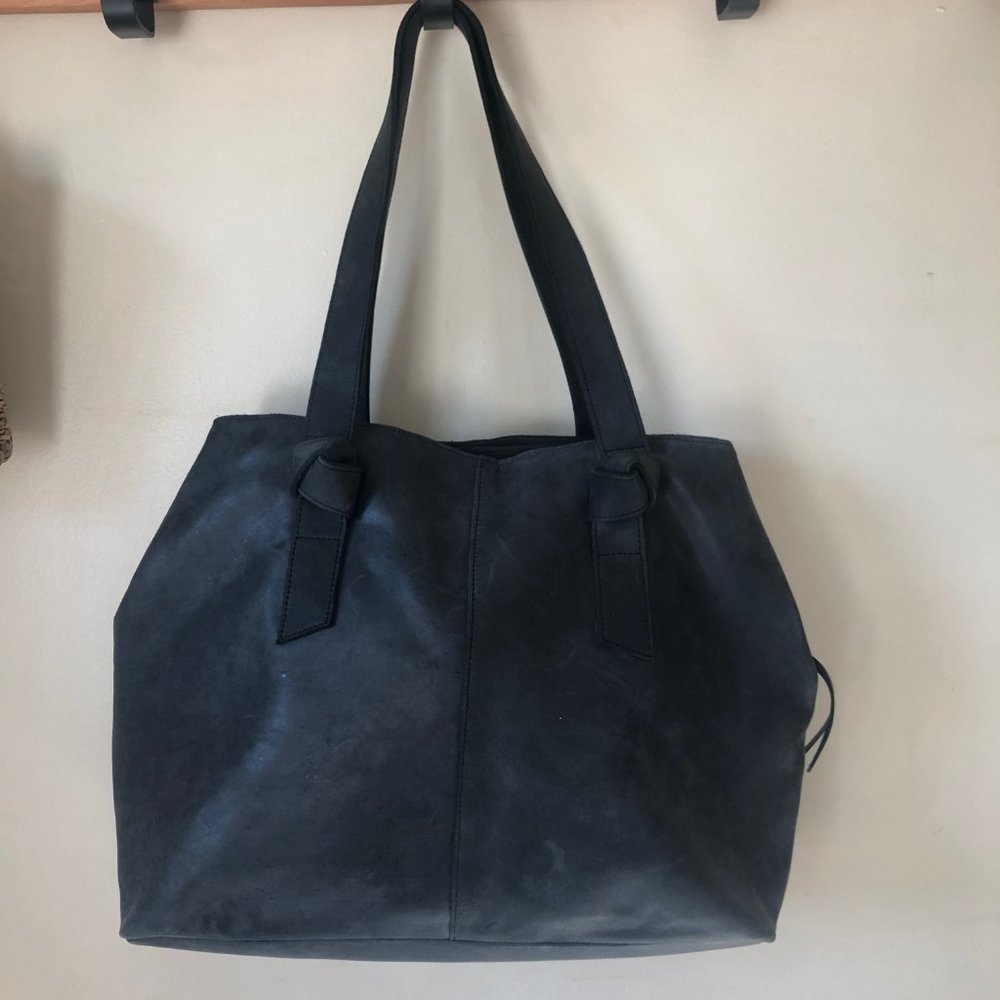 ABLE Rachel Utility Bag - Black Leather